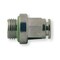 Racor recto alimentario Ø4 mm con rosca 1/4